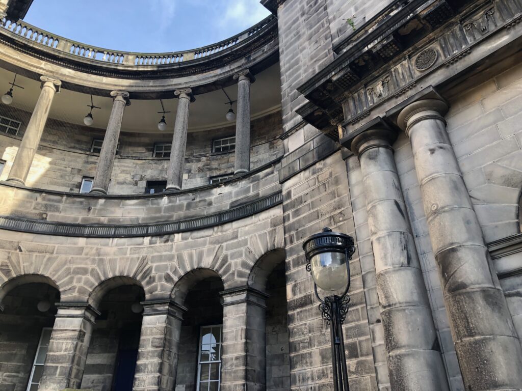 Old College at University of Edinburgh in Edinburgh, Scotland, UK
